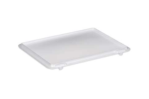 Mobil Plastic - Hinged lid Food natural - 400x300mm - incl. 2 locking clips  Mobil Plastic - Hinged lid Food natural - 400x300mm - incl. 2 locking clips