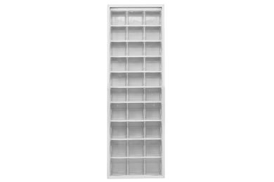 Crystal Box tilt bin cabinets