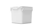 Curtec - Square wide neck drum 32l - 380x380x338mm - Fold pack body - UN approved 