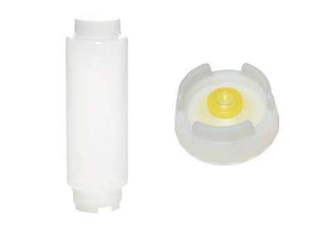 FIFO Bottle - Squeeze bottle medium membrane 12pce/pck - with white screw cap - 592ml  FIFO Bottle - Squeeze bottle medium membrane 12pce/pck - with white screw cap - 592ml