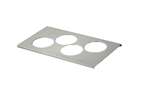 FIFO Bottle - BOTTLE ORGANIZER FOR GN1/3 - FOR 4 FIFO BOTTLES 709ML 