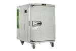 Melform - Isothermal container Koala Green 495 - 855x1285x1360mm - static cooling - 0°C +10°C - 4 wheels 