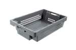 Rotary stacking container 600x400x150mm bottom closed - sides perforated