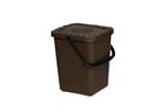 Probbax - Organic waste container with flip lid with perforated lid - 10l