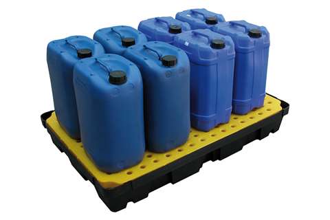 Spill trays and pallets