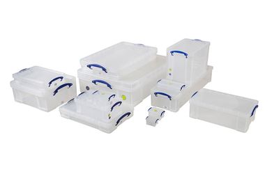 Transparent lidded RUB boxes