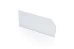Qubb - Longitudinal divider shelf tray Blue Box - 400x140mm 