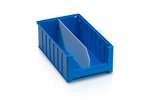 Qubb - Longitudinal divider shelf tray Blue Box - 400x140mm 