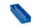 Qubb - Longitudinal divider shelf tray Blue Box - 500x140mm 