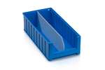 Qubb - Longitudinal divider with cut-outs shelf tray Blue Box - 500x140mm 