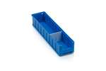 Qubb - Transverse divider with cut-outs shelf tray Blue Box - 117x90mm 