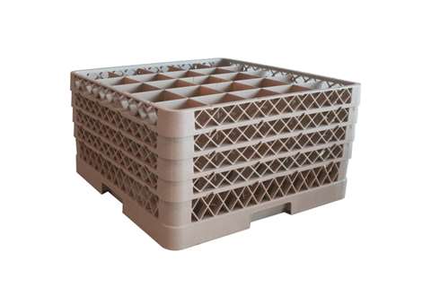 BASKET MOUNTED WITH EXTENSIONS 500X500MM 260MM HIGH - 25 COMPARTMENTS