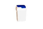 Qubb - Waste bin with hinged lid 25l 330x270x520mm