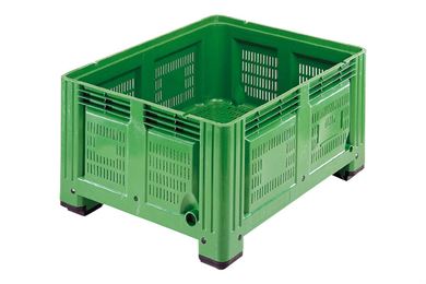 Convex pallet boxes
