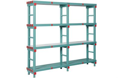 Plastic storage racks