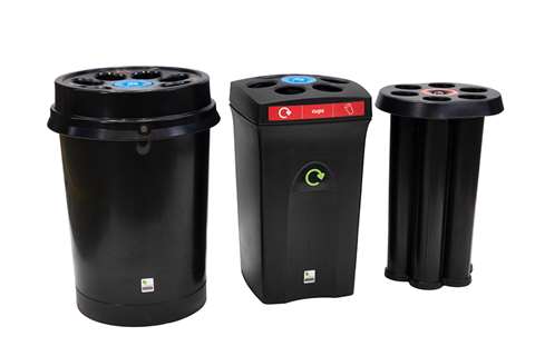 Waste bins for cups