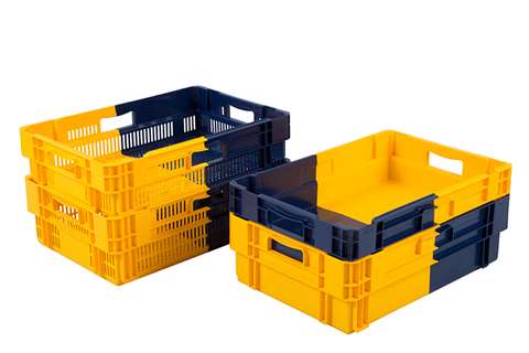 Nestable & stackable crates