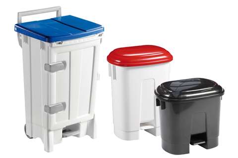 Pedal waste bins