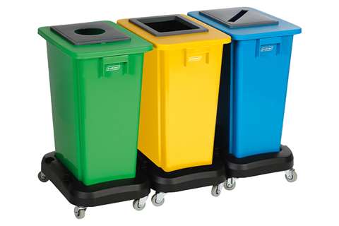 Waste seperation receptacles
