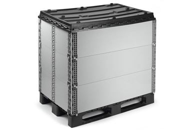 Foldable stacking frame & sleeve box
