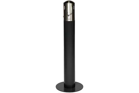 Stand alone ashtray - 5l - 1500 butts - ø 310 x 980mm