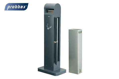 Stand alone ashtray 12.5l - 400x260x1040mm