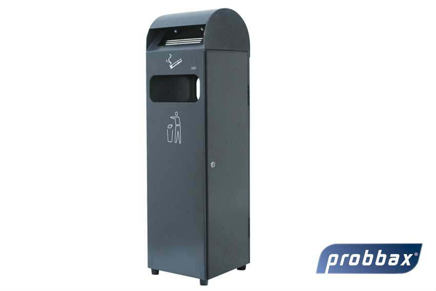 Kombiaschenbecher 3l + Mülleimer 29l - 300x250x990cm 