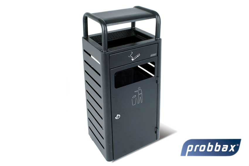 Kombiaschenbecher 2.3l + Mülleimer 20l - 330x280x895cm 