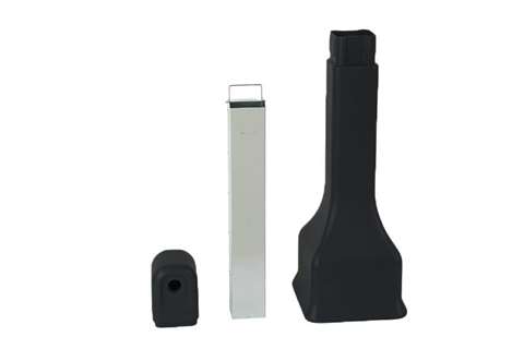 Stand alone ashtray - 305x305x980mm