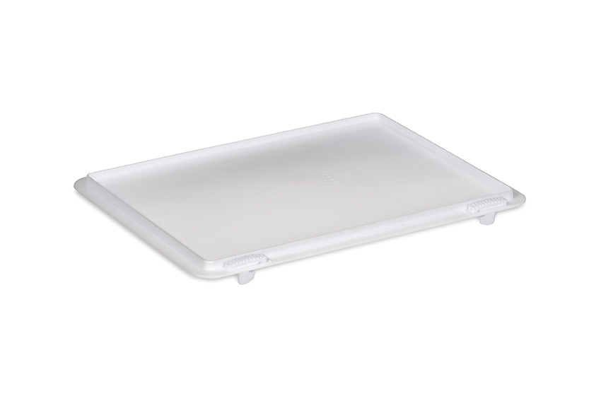 Hinged lid Food natural - 400x300mm - incl. 2 locking clips 