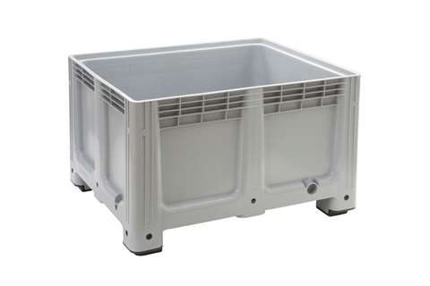 Pallet box - 1200x1000x760 mm - closed - 4 feet