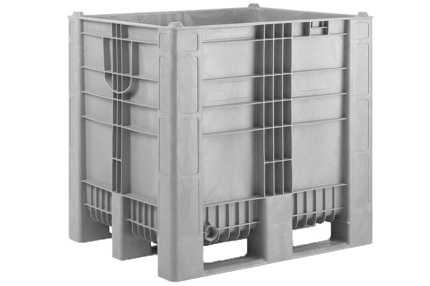 Palettenbox - 1200x1000x1140mm - Keine Schweissnähte - 3 Kufen 