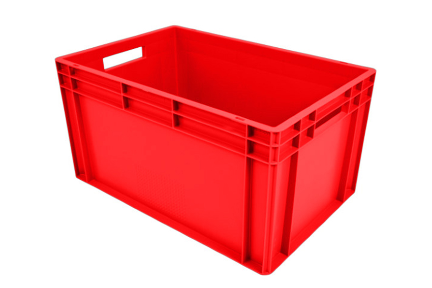 EN Stacking bin Budget Color 60l - 600x400x320mm - closed sides and bottom 