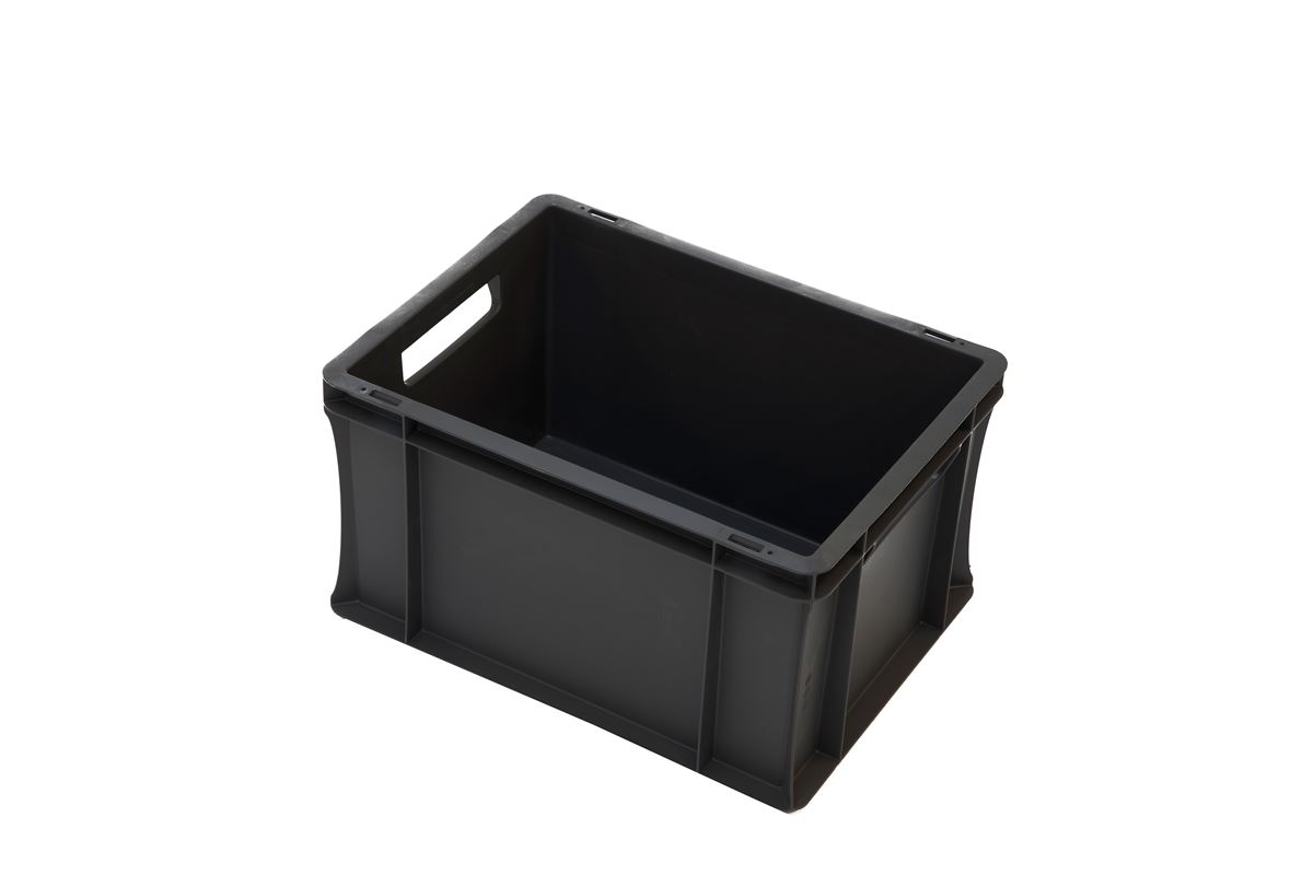 EN-Stapelbehälter Budget Recycled 20l - 400x300x220mm - geschlossene Wände und Boden 