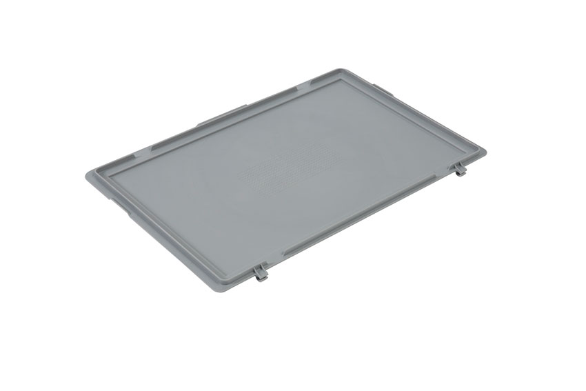 EN Hinged lid Budget Grey - 600x400x16mm 