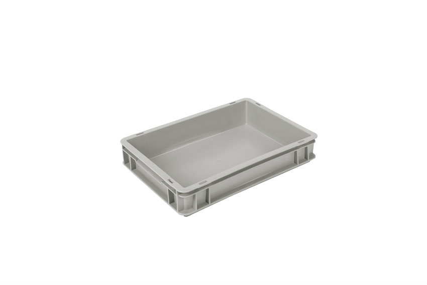 EN Stacking bin Classic 6l - 400x300x80mm - closed sides and bottom - closed handles 