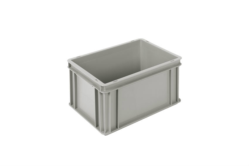 EN Stacking bin Classic 20l - 400x300x220mm - closed sides and bottom - closed handles 