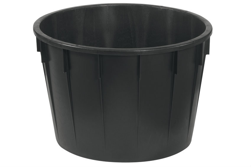 Construction bin 230l - ø865x555mm - with reinforced rim and standard base 