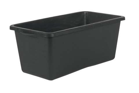 Rectangular construction bin heavy duty 65l - 740x390x300mm - with reinforced sides and bottom