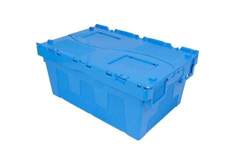 Attached lid container Classic 46l - 600x400x265mm