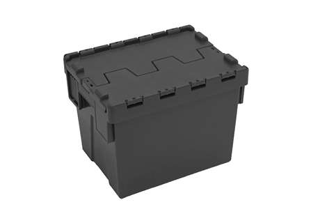 Attached lid container Ergo 25L – 400x300x306mm - Regranulate