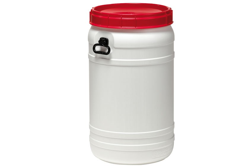 Super wide neck barrel 110 l (un) - with 2 handles 