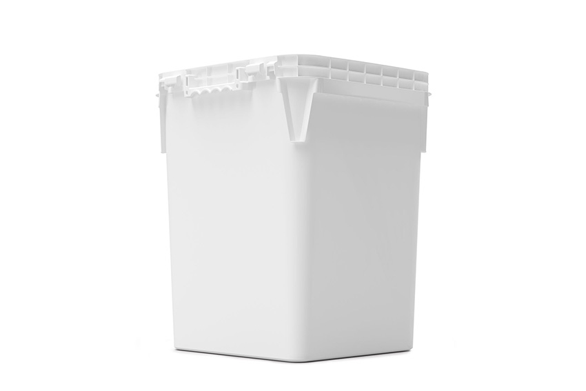 Square wide neck drum 46l - 375x370x475mm - Fold pack body - UN approved 