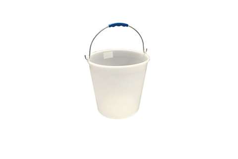 Bucket 12l - Ø290x290mm - galvanised bracket with ergonomic handle