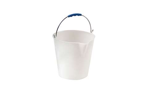 Bucket with spout 12l - Ø290x290mm - galvanised bracket with ergonomic handle