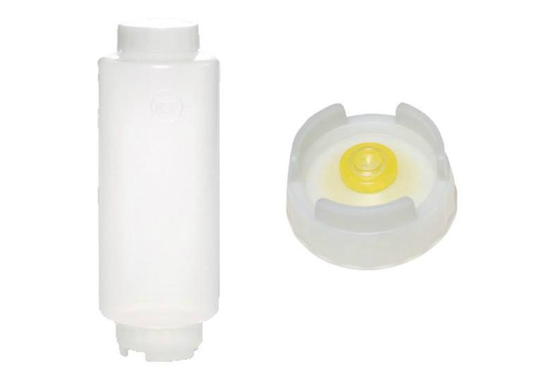 Squeeze bottle medium membrane 6/pck - with white screw cap - 710ml 
