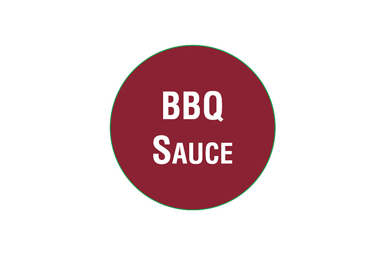 LABEL SHEET WITH 24 LABELS - BBQ SAUCE 