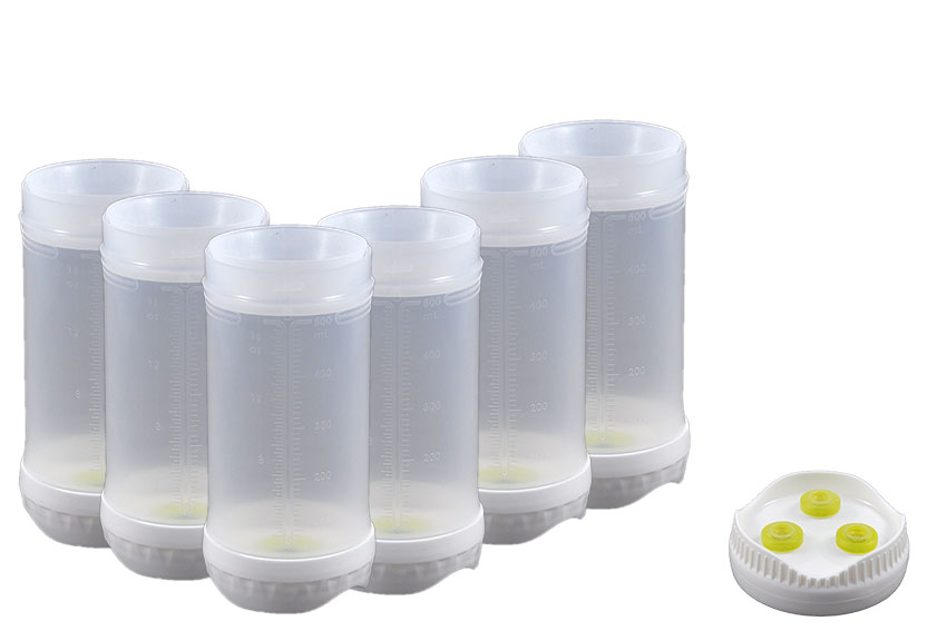 Back up bottle 473ml - 6pce/pck - with triple valve dispensing cap 