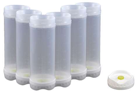 Back up bottle 709ml - 6pce/pck - with single hole membrane