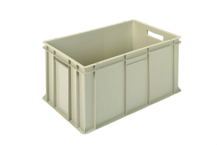 EN-Stapelbehälter Gold 63l - 600x400x320mm - geschlossene Wände und Boden verstärkter 